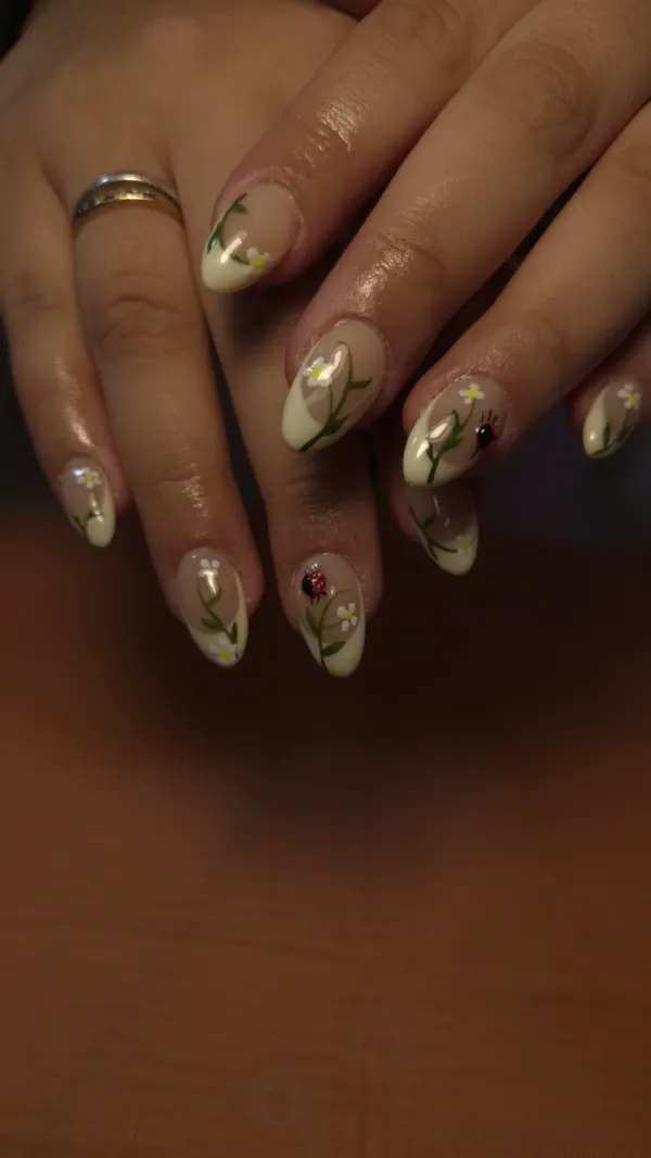 Diseño de uñas hecho en Butterfly Nails