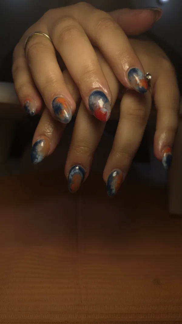 Diseño de uñas hecho en Butterfly Nails