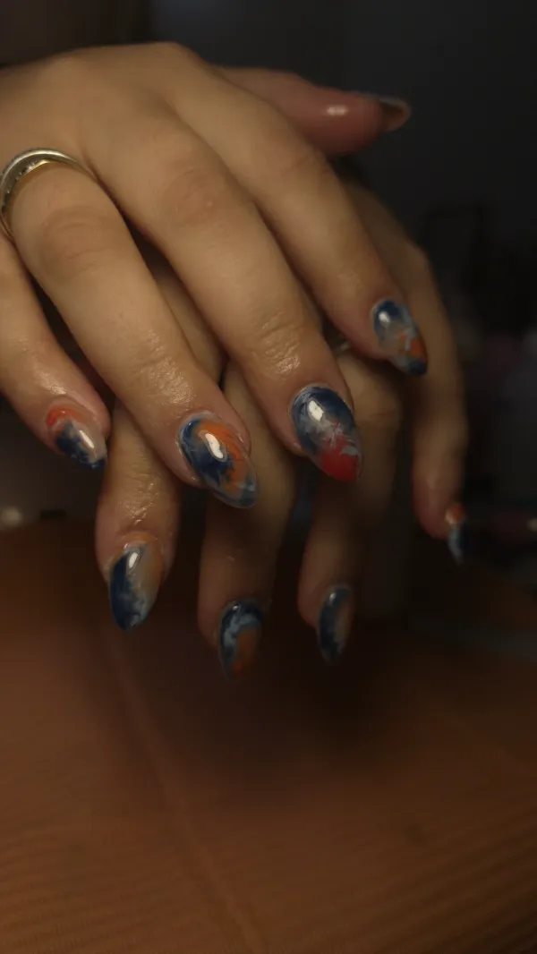 Diseño de uñas hecho en Butterfly Nails