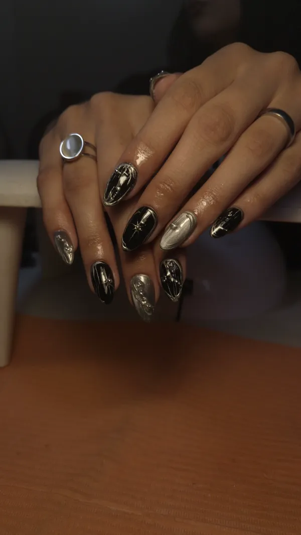 Diseño de uñas hecho en Butterfly Nails